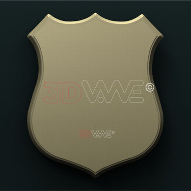 PLAQUE 3D STL 3DWave